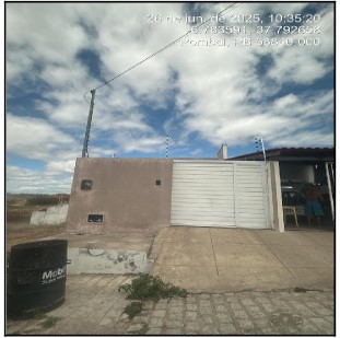 Casa em Pombal, Lot Sao Francisco, R Projetada, N. 90, Lt 21b Qd E, PB. Área: 93.82m2