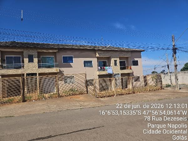 Apartamento em Cidade Ocidental, Lot Pq Napolis-gb A, Rua 17, N. Sn, Apto 202, Lt 32 Qd 49 Pav Superior, GO. Área: 48.47m2