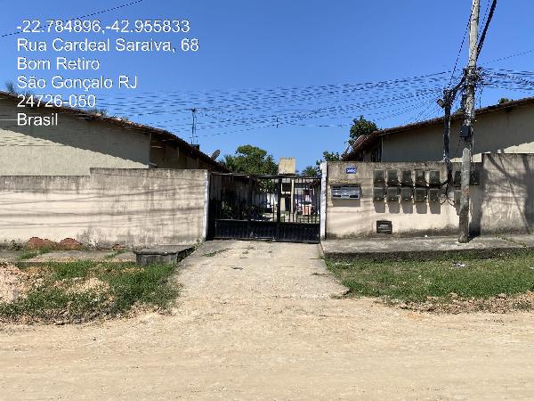 Casa em São Gonçalo, Bom Retiro, Rua Cardeal Saraiva, N. 1178, Cs 03, RJ. Área: 43.79m2