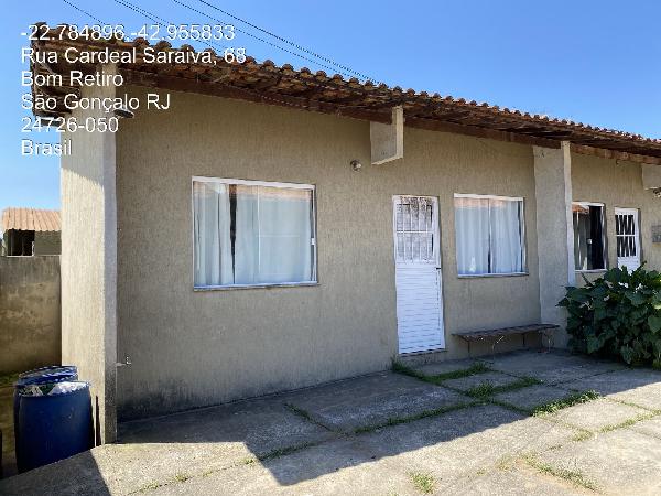 Casa em São Gonçalo, Bom Retiro, Rua Cardeal Saraiva, N. 1178, Casa Base, RJ. Área: 43.55m2