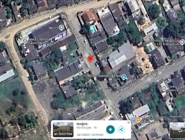 Casa em São Gonçalo, Marambaia, Rua Jose Gabriel De Souza, N. 651, Cs 03, RJ. Área: 52.05m2