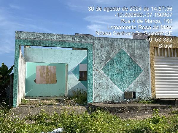 Casa em Nossa Senhora do Socorro, Santa Ines, Rua 4 De Marco, N. 127, Apto ., Qd 59, Lt 5-A, SE. Área: 66.25m2