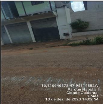 Apartamento em Cidade Ocidental, Parque Napolis A, Rua 9, N. Sn, Apto 101, Lt 20, Qd 32, GO. Área: 51.84m2
