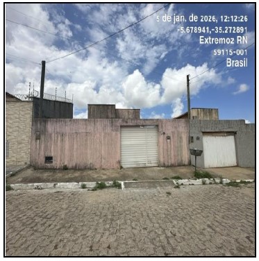 Casa em Extremoz, Estivas, Rua Portuguesa, N. 42, Lt 288 Qd 14, RN. Área: 72.4m2