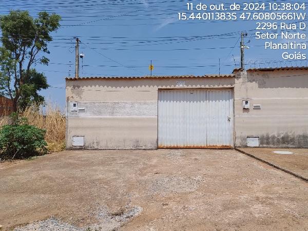 Casa em Planaltina, Setor Norte, Quadra 14 Mr 7, N. Sn, Lt 02a Qd 14, GO. Área: 78m2