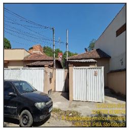 Casa em São Gonçalo, Ipiiba, Rua Expedicionario Americo Fernandes, N. 297, Cs 02, RJ. Área: 36m2