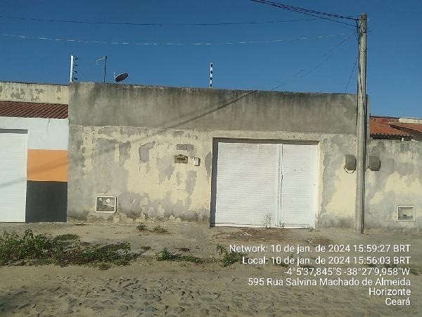 Casa em Horizonte, Vertente, Rua Salvina Machado De Almeida, N. 584, Casa B  Lt 12, CE. Área: 64.49m2