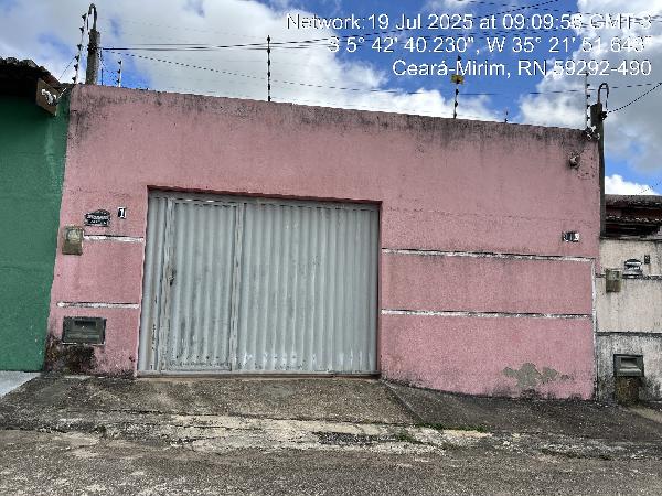 Casa em Ceará-Mirim, Massaranduba, Rua Compositor Jackson Do Pandeiro, N. 913, Cs 01 Lt 1636/1638 Qd 47, RN. Área: 58.41m2