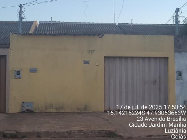 Casa em Luziânia, Cidade Jardim Marilia, Av Brasilia Quadra D 1 Lote 06, N. Sn, Cs 01, GO. Área: 59.03m2