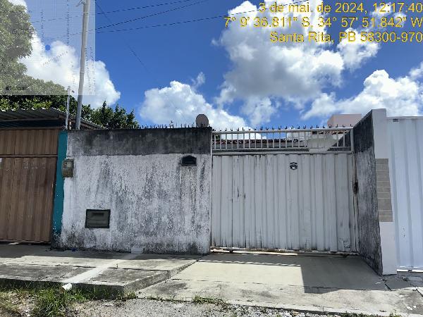 Casa em Santa Rita, Acude, Rua Projetada ( Atual Jose Paulino Cavalcante ), N. 265-A, Lt 21-A, Qd 12-B, PB. Área: 67.3m2