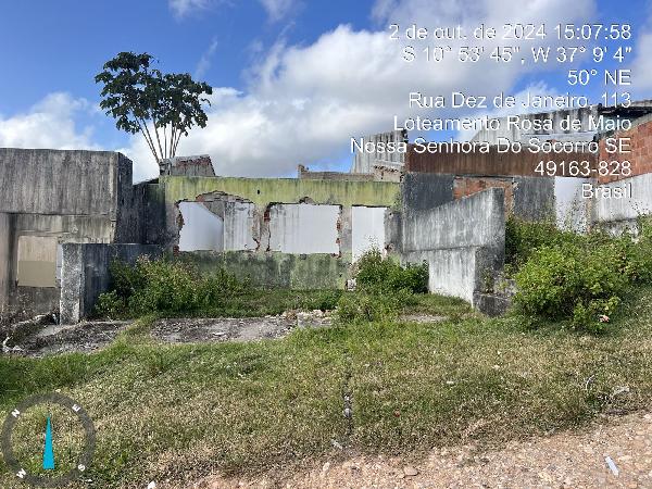 Casa em Nossa Senhora do Socorro, Santa Ines, Rua 10 De Janeiro, N. 16, Lt 16, Qd 06, SE. Área: 0.01m2