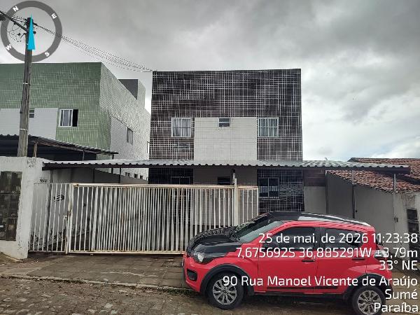 Apartamento em Sumé, Alto Do Cruzeiro, Rua Manoel Vicente De Araujo, N. 100, Apto 101, Lt 30 Qd 74, PB. Área: 50.49m2