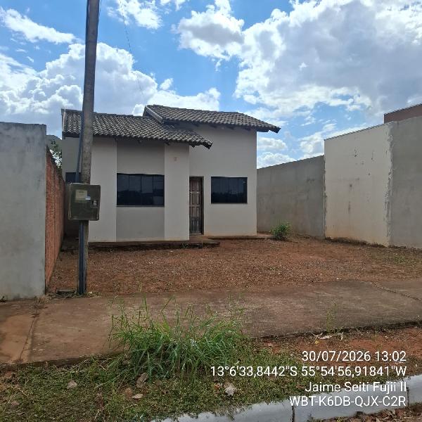 Casa em Lucas do Rio Verde, Jaime Seiti Fujii, Rua Celestino Lorenzi Antiga Rua Fujii 02, N. 3416-S, Lt 27 Qd 31, MT. Área: 45m2