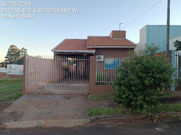 Casa em Moreira Sales, Jd Novo Horizonte, Rua Marginal, N. 186, Lt 38, Qd 03,, PR. Área: 62.69m2