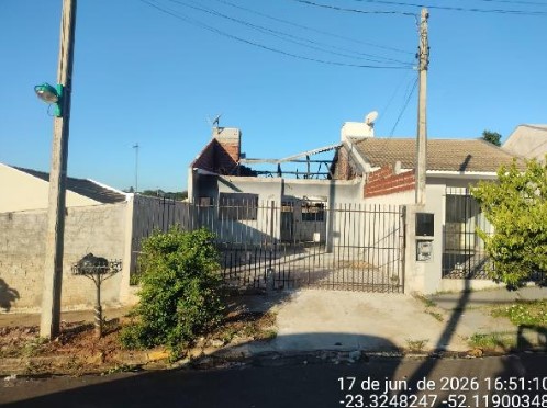 Casa em Mandaguaçu, Zona Noroeste, Rua Duvilio Palmieri, N. 288, Qd 10, PR. Área: 57.3m2