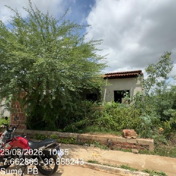 Casa em Sumé, Varzea Redonda, Rua Esau Antonio De Freitas, N. 155, Qd 126 Lt 0309 Antiga Rua Projetada 05, PB. Área: 55m2