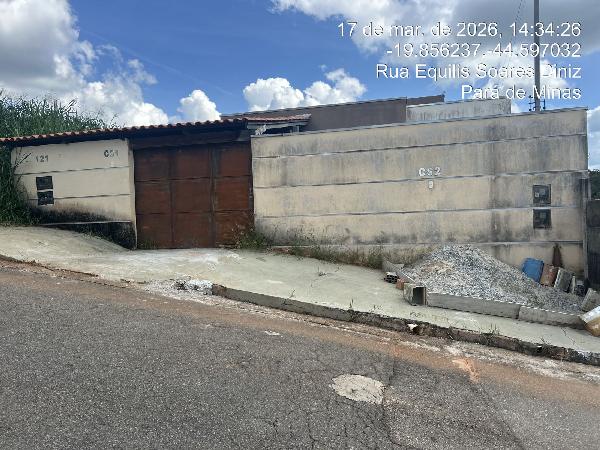 Casa em Pará de Minas, Jardim America, Rua Equilis Soares Diniz, N. 121, Qd Rf21 Lt 05 Cs 01, MG. Área: 64.38m2