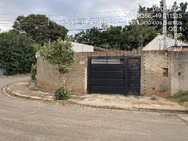 Casa em Bauru, Tangaras, Rua Benedito Lucio Dos Santos, N. 1-07 (10, Lt 1 Qd 30, SP. Área: 33.31m2