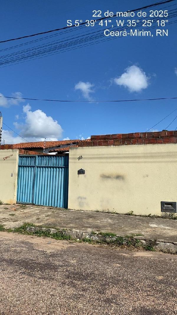 Casa em Ceará-Mirim, Lot Guararapes, Wellington C D Oliveira, N. 981, Qd 5-M, Lt D, RN. Área: 53.79m2