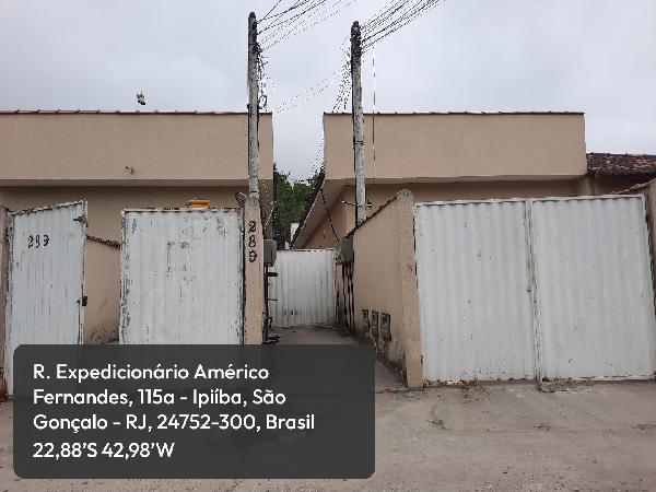 Casa em São Gonçalo, Ipiiba, Rua Expedicionario Americo Fernandes, N. 289, Casa 03, RJ. Área: 36.25m2