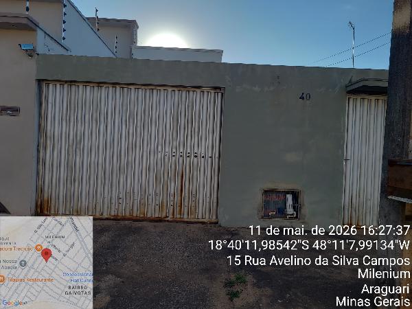 Casa em Araguari, Parque Flamboyants, Rua Avelino Da Silva Campos, N. 40, Lt Q4 Qd 32, MG. Área: 68.11m2