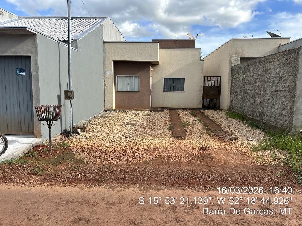 Casa em Barra do Garças, Jardim Nova Barra Do Garcas, Rua Sao Lucas, N. 26a, Qd 269, MT. Área: 65.63m2
