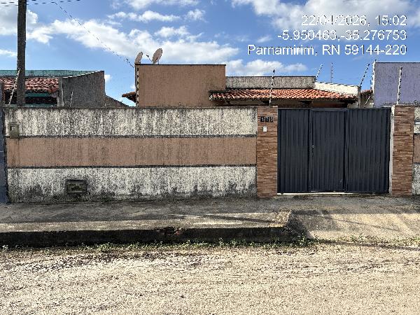 Casa em Parnamirim, Nova Esperanca, Rua Parque Amapora, N. 178, Qd 39 Lt 1174, RN. Área: 76.09m2