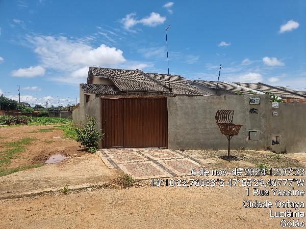 Casa em Luziânia, Cidade Osfaya, Quadra 17, N. Sn, Lt 01 Cs 01 Rua Yassine, GO. Área: 74.02m2