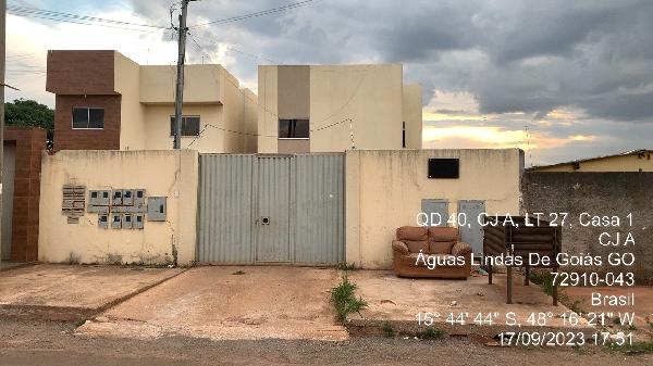Apartamento em Águas Lindas de Goiás, Parque Da Barragem Setor 08, Quadra 34 Conjunto B, N. Sn, Apto 203, Lote 18-A, GO. Área: 52.63m2