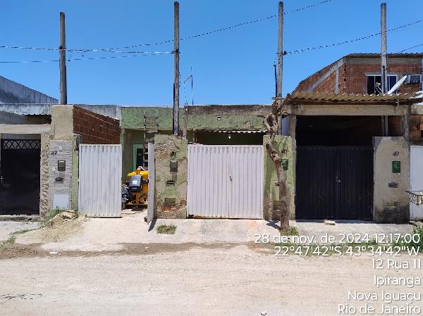 Casa em Nova Iguaçu, Ipiranga, Rua Onze, N. 40, Cs 02 Lt 30 Qd M, RJ. Área: 32.56m2