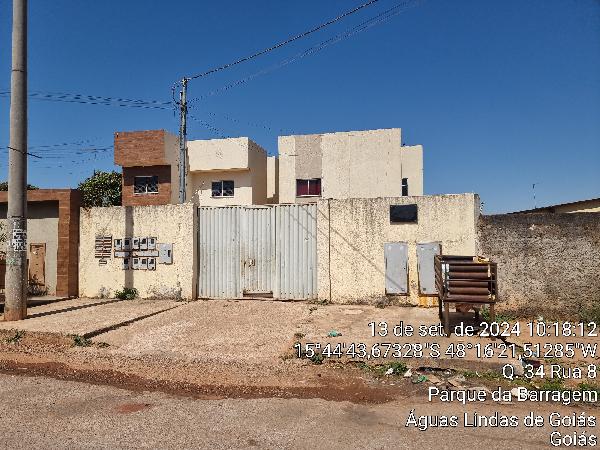 Apartamento em Águas Lindas de Goiás, Parque Da Barragem Setor 08, Quadra 34, N. Sn, Apto 101, Lt 18a, St 8, Cj B, Rua 8, GO. Área: 51.3m2