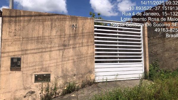 Casa em Nossa Senhora do Socorro, Complexo Jardim, Rua 4 De Janeiro, N. 50, Lt 08a Qd 14, SE. Área: 69.29m2