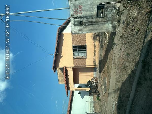 Casa em Lagoa Alegre, Centro, Rua Projetada 05, N. 08, Apto 0, Lt 08, Qd I, PI. Área: 41.85m2