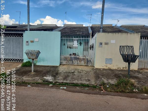 Casa em Luziânia, Jardim Zuleika, Rua Tupa, N. Sn, Cs 01 Lt 26 Qd 33, GO. Área: 61.64m2