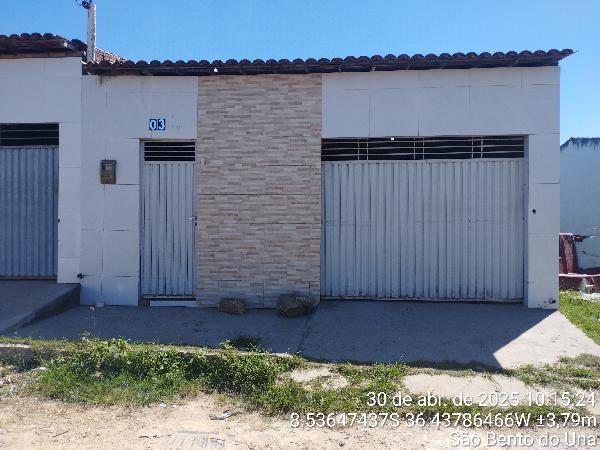Casa em São Bento do Una, Encanto Do Una, Rua Projetada 07, N. 34, Qd K, PE. Área: 92.05m2