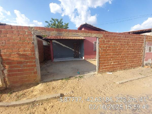 Casa em Água Branca, Alto Do Açude, Rua Seis, N. Sn, Lt 07 Qd X, PI. Área: 65.74m2