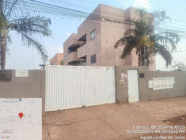 Apartamento em Águas Lindas de Goiás, Parque Da Barragem Setor 12, Quadra 58 Cj A, N. Sn, Apto 302, Lt 02 Setor 12 Bl B Rua 27, GO. Área: 61.48m2
