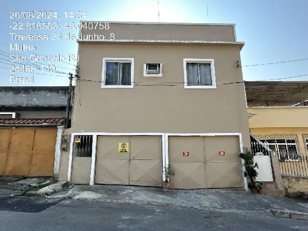 Casa em São Gonçalo, Mutua, Travessa Aderimar De Almeida Rangel Carvalho, N. 12, Cs 01, RJ. Área: 42m2