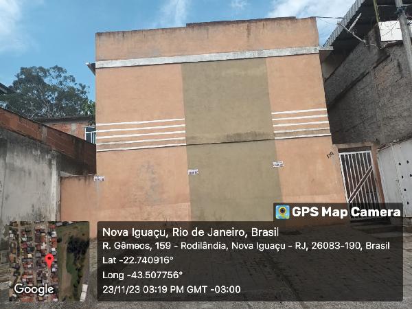 Casa em Nova Iguaçu, Rodilandia, Rua Gemeos, N. 150, Cs 03 Lt 17 Qd 03, RJ. Área: 45.8m2