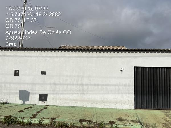 Casa em Águas Lindas de Goiás, Jardim America Iv, Quadra 75, N. Sn, Lt A1-35 Rua 03, GO. Área: 65.51m2