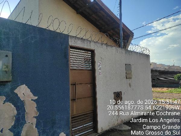 Casa em Campo Grande, Los Angeles, Rua Almirante Cochrane, N. 240, Cs 01 Parte Lt 10 Qd 87, MS. Área: 57.53m2