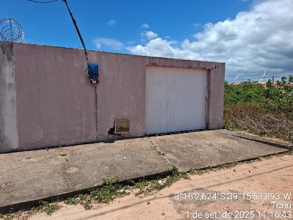 Casa em Trairi, Vila São José, Avenida Central 2, N. 451, Qd14 Lt 20, CE. Área: 63.88m2