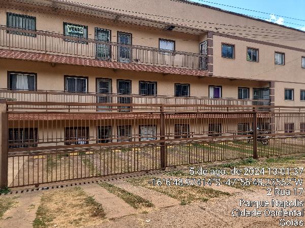 Apartamento em Cidade Ocidental, Parque Napolis A, Quadra 50, N. Sn, Apto 102, Lt 6, GO. Área: 48m2