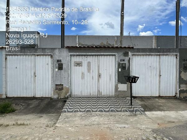 Casa em Nova Iguaçu, Ipiranga, Rua Cinco, N. 108, Lt 22 Qd B, RJ. Área: 35.04m2