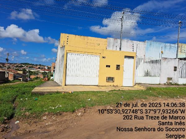 Casa em Nossa Senhora do Socorro, Distrito Nossa Senhora Do Socorro, Rua 13 De MarÇO, N. 202, Qd 53 Lote 26 A1, SE. Área: 54.55m2