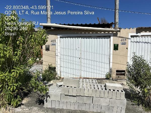 Casa em Nova Iguaçu, Lagoinha, Rua Alessandro Pereira Da Silva, N. 411, Pav 01, RJ. Área: 40.36m2