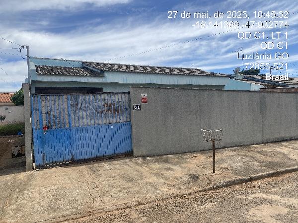 Casa em Luziânia, Cidade Jardim Marilia, Quadra C 1, N. Sn, Cs 01, GO. Área: 77.54m2