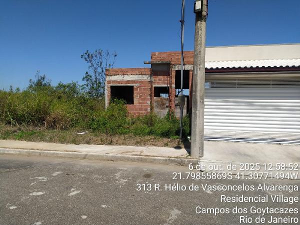 Casa em Campos dos Goytacazes, Alphaville, Rua Helio Vasconcelos Alvarenga, N. 309, Qd Q Lt 15 Lot Res Village, RJ. Área: 63.79m2