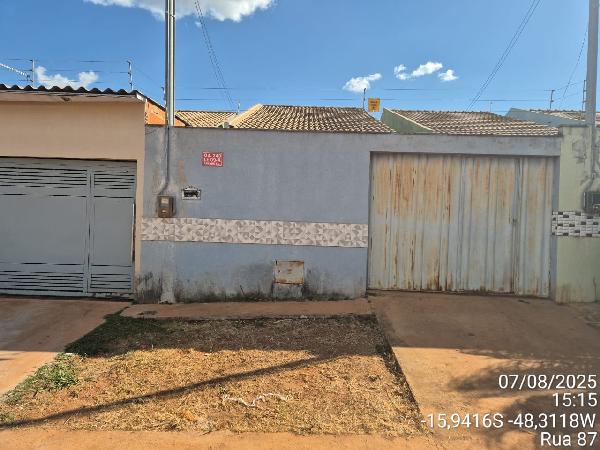Casa em Santo Antônio do Descoberto, Parque Estrela Dalva Xvi, Quadra 240, N. Sn, Lt 09-A Rua 88, GO. Área: 60.75m2