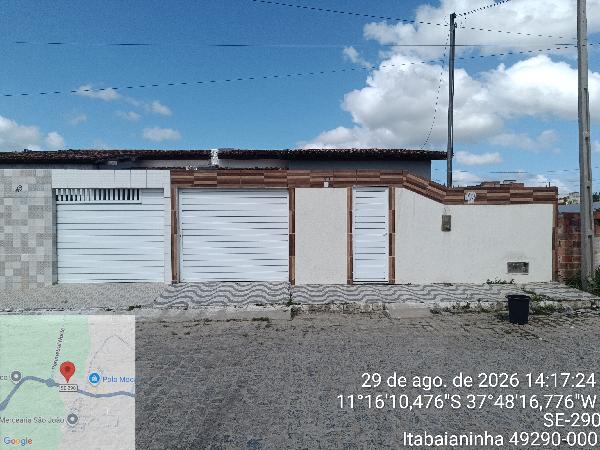 Casa em Itabaianinha, Lot Angelim, Rua B, N. Sn, Lt 08 Qd 02, SE. Área: 80.6m2